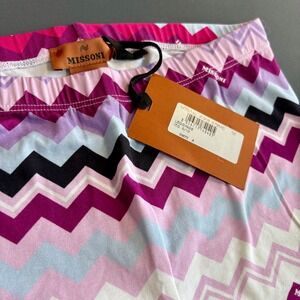New Authentic Missoni Girls Leggings –‎ Size 12A – Iconic Zig-Zag Pattern